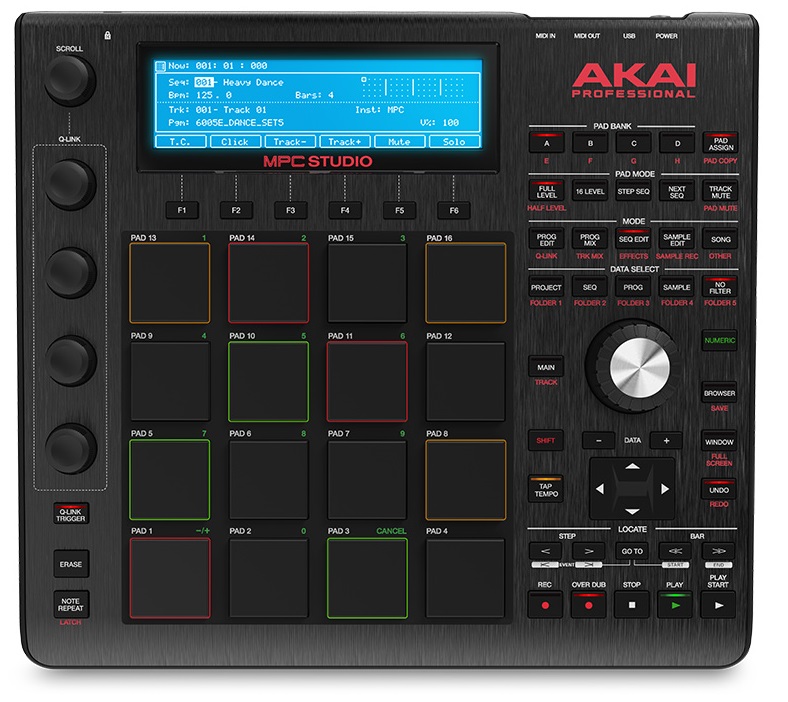 ヘアライン仕上げ、ブラックアルミボディの AKAI MPC STUDIO BLACK 登場。 – DTMers