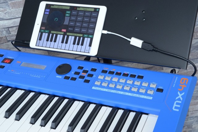 MX49 Blue with iPadmini