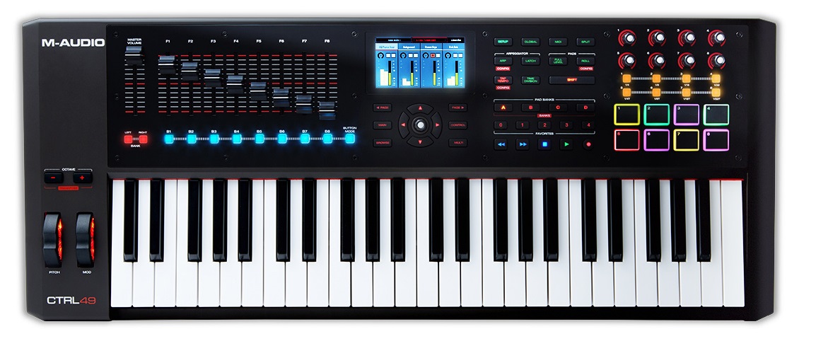 豪華プラグインも多数付属｜M-AUDIO、MIDIキーボード「CTRL49」を発表