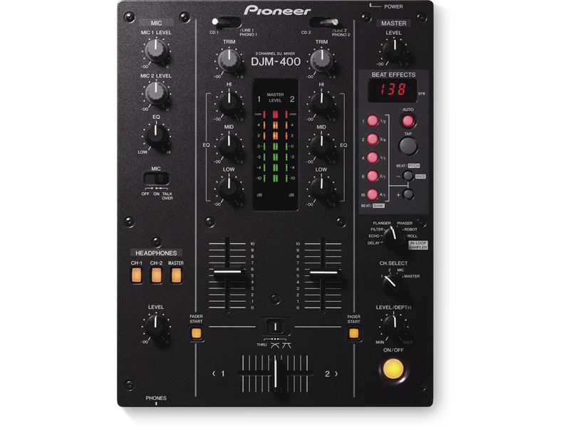 定番のブランド Pioneer DJM-400 動作確認済み メンテ品 DJミキサー DJ