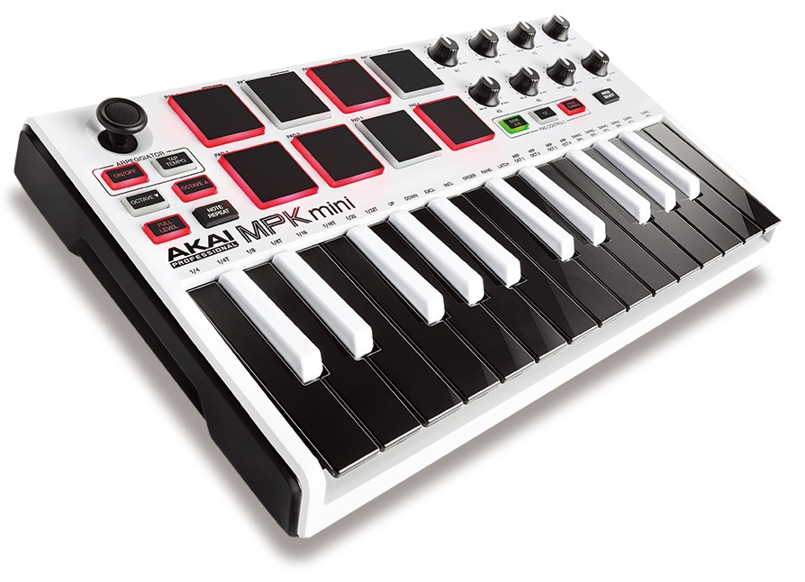 ホワイト筐体に反転鍵盤！｜AKAI、MPK mini MK2の数量限定Whiteモデル