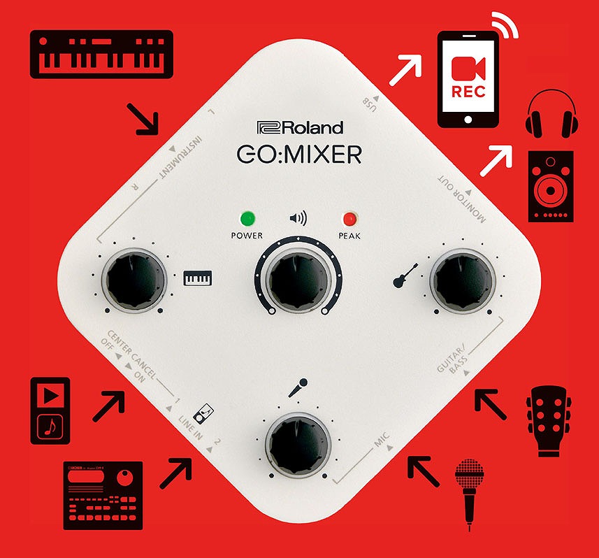 たとえばこんなシーンでも Roland Go Mixerの使い方をご提案 Dtmers 音楽制作者のためのwebマガジン By イシバシ楽器